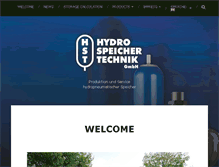 Tablet Screenshot of hydrospeichertechnik.de